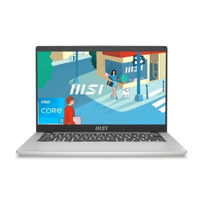 Modern 14 C13M-1424IN Laptop ( Intel i3-1315U / UMA / 16GB / 512GB / IPS-Level FHD 14 / W/O-Bag /Windows 11 Home Urban_Silver)